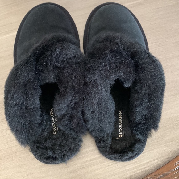 Koolaburra by Ugg Milo Black Slipper slide on Style US Sz 7 New no tag - Picture 6 of 9